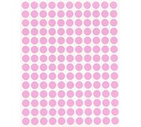 Étiquettes Rondes de Codage Couleur 10mm - Autocollants à Pois Autocollants Rose Pastel Ronds Lot de 2100 par Royal Green