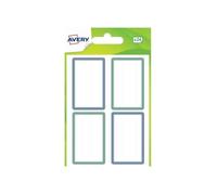 Étiquettes scolaires - AVERY - 24 pièces - 36 x 56 mm - Bleu - Pour enfants