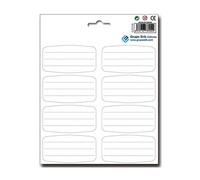 Étiquettes Scolaires Blanches X 16 Pcs