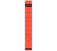 Étiquettes Self Adhesive Pour Classeurs À Levier Couverture Papier Et Dos 50 Mm, Étroit, Long, 39 X 285 Mm, Papier, 16480025, Rouge, Lot De 10 Étiquettes