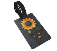 Étiquettes simples pour bagages, nom, valise, idéales pour les sacs à dos de voyage et de croisière, noir et jaune
