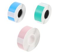 Étiquettes Thermiques Autocollantes 3 Rouleaux Format Standard | Logistique et Classement au Bureau, Moins de Changements de Rouleau, Tri par Couleur