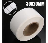 Étiquettes Thermiques Blanches En Rouleau, 1100 Pièces, 30x20mm, Papier Auto-Adhésif Vierge, Papeterie Fournitures Scolaires, 1 Rouleau