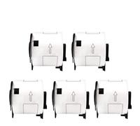 Étiquettes thermiques découpées, 5 rouleaux, 62mm X 100mm X 300 pièces, DK11202, compatibles avec l'imprimante QL