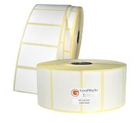 Étiquettes thermiques directes GoodMarkt autocollantes | 40x30 mm, 1000 étiquettes blanches | Compatible avec Brother, Zebra, Phomemo
