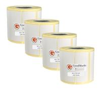 Étiquettes thermiques directes GoodMarkt autocollantes | 40x30 mm 4 rouleaux, blanc, 920 étiquettes | Compatible avec Brother, Zebra, Phomemo | Etiquettes maison, étiquettes code barre, étiquettes