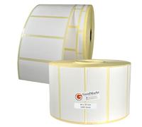 Étiquettes thermiques directes GoodMarkt autocollantes | 60x30 mm 1 rouleau, blanc, 1000 étiquettes | Compatible avec Brother, Zebra, Phomemo | Etiquettes maison, étiquettes code barre, étiquettes