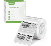 Étiquettes thermiques pour étiqueteuse PM220-40x30 mm-Imperméable-Ruban d'étiquettes multi-usages-1 rouleau de 230 feuilles de papier thermique autocollant (transparent)
