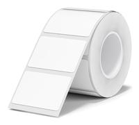 Étiquettes thermocollantes NIIMBOT, ruban d'étiquettes papier B1/B21/B3S pour école, maison, bureau, petites entreprises (Blanc-Rectangle-30 x 20mm)
