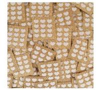 Étiquettes tissées ©ikatee - Coeurs écrus - x5(...) - coeurs G