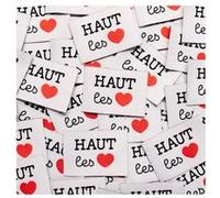Étiquettes tissées ©ikatee - Haut les Coeurs - x5(...) - haut les coeurs G