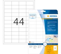 Etiquettes transparentes mat A4 48.3x25.4 mm Film 1100 pcs.