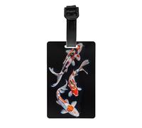 Étiquettes tricolores pour valises, tricolores Koi Fish Trio, étiquettes d'identification pour bagages - Essentiels de voyage