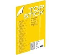 TopStick - Pochette de 2400 étiquettes d'adressage autocollantes (70 x 37 mm) Personnalisables et imprimables, Impression laser / jet d'encre, (8706)