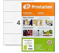 Étiquettes universelles 210 x 74 mm - Blanc - 100 210 x 74,25 - Étiquettes VDA sur 25 feuilles DIN A4 - 1 x 4-8405 - DATAPRINT ODETTE