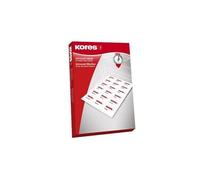 Kores Étiquettes universelles L7035 70 x 35 mm Blanc