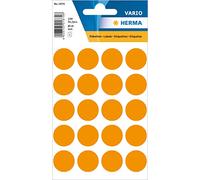 Étiquettes universelles Herma, 8 mm de diamètre, rondes, lot de 540 19 mm rund Papier, 100 Stück, orange orange/matt