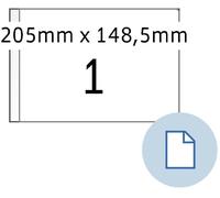 Étiquettes universelles HERMA DATAPRINT 205 x 148,5 mm blanc 1.000 étiquettes