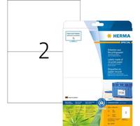 Étiquettes universelles HERMA Recycling 210 x 148 mm 20 feuilles blanc 40 étiquettes