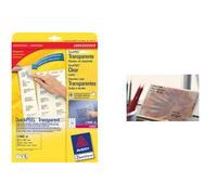 Avery Zweckform L7563-25 Etiquettes transparentes 99,1 x 38,1 mm 25 feuilles (Import Allemagne)