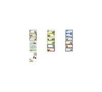 Herma Étiquettes 5877 – Lot de 9 Animaux africains 76×35 mm Autocollantes Lignées Multicolore