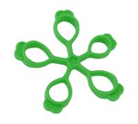 Étire-dDigital en silicone vert foncé, forme de fleur, ressort de retour, poignée de main, résistance de 11 lb