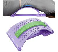 Étire-Dos à 3 Niveaux d'Ajustement,Planche d'Étirement du Dos | Correcteur Vertébral Massant Antidérapant pour Récupération Musculaire Fitness Maison Sommeil Hommes Femmes