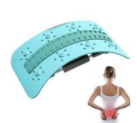 Étire Dos - Plateforme Lombaire Adjustable avec Masseur Magnétique - Équipement Fitness Étage Colonne Vertébrale pour Bureau Voyage Chambre Salle de Sport Salon