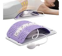 Étire Dos | Redresseur Lombaire Ergonomique Capacité 150kg | Coussin de Soutien Dorsal Antidérapant et Gonflable - Gym Maison