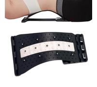Étirement de la courbure du dos - Courbé et réglable sur 4 positions avec points de massage - Planche de soutien lombaire - Pour la salle de sport, la maison, le salon, la chambre à coucher, la