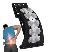 Étirement du dos | Planche de massage de traction avec picots, 4 niveaux d'étirement lombaire réglable - Pour l'alignement de la colonne vertébrale à la maison contre la relaxation nerveuse et