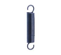 étirer les ressorts, Lot de 2 ressorts de tension à double crochet en forme de S, gris et noir, diamètre du fil: 1,5mm, diamètre extérieur: 15mm, longueur: 45 à 500mm(1.5x15x200mm)
