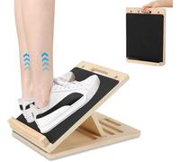 Étireur de mollet en bois, planche inclinée professionnelle réglable en continu jusqu'à 30 degrés, étirement des mollets, pour étirement des mollets, salle de sport et utilisation en extérieur
