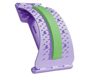 Étireur dorsal confortable à 3 niveaux | Étireur de planche arrière, masseur lombaire antidérapant réglable pour la récupération du corps, relâchement musculaire, yoga, entraînement, fitness