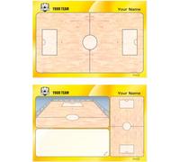 ETISPORT Tableau Tactique Hockey Rink pour Entraîneur. Double Face, Marqueurs Effaçables à Sec. Personnalisé avec Nom, Logo ou Blason, Club