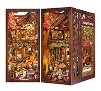 ETKVR Book Nook Kit pour Adultes,Kit Maison en Miniature, Puzzle 3D Bois