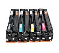 ETkzql Cartouche de Toner 4 pièces CRG-075 CRG-075H Compatible avec l'imprimante LBP646Cdw LB647Cdw MF662Cdw MF664Cdw MF665Cdw MF667Cdw(075H no Chip)
