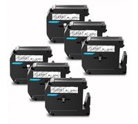 ETkzql M-K231 Tape Tape 1PK 6PK Compatible avec MK231 M231 Black on White 12 mm Compatible avec Les imprimantes PT-100 PT-65(6PK Black on Clear)