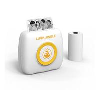 Etlephe Mini Imprimante Photo Imprimante Thermique Bluetooth Imprimante sans Encre Por Table Imprimante téléphone Intelligent De Poche Imprimante Multifonction Petite Taille Noir Et Blanc Imprimante