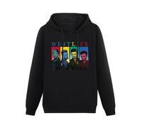 EtLin Westlife Topss M003 Singer (Front Printed) Long Sleeve Heavy Loose Board Pullover Hooded Hoodie Fluffy Men Size 3XL