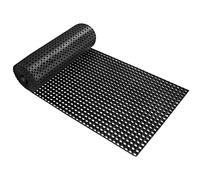 etm Caillebotis Caoutchouc antidérapant au Metre | Interieur extérieur - Maison, entrée, hôtel, Bureau, Jardin etc. | Drainage Optimal | Octo 22mm - 100x100cm