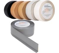 etm® Plinthe arrière autocollante - 50 x 15 mm - Plinthe de cuisine, plinthe pliable à découper individuellement - Plinthe souple en PVC Oslo (blanc, longueur : 15 m)