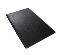 etm Tapis antifatigue antidérapant et résistant | 100% Recyclable | 3 Tailles - 2 Couleurs | Dyna-Protect, Diamant Noir - 60x90 cm