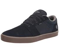 Etnies Barge LS - Look Skate Classique, Tissu Fin vulcanisé, col blindé Lourd, vulcanisé renforcé, Coupe rembourrée, Baskets de Tous Les Jours 2025, Gomme Bleu foncé, 5 UK