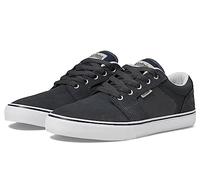 Etnies Barge LS - Look Skate Classique, Tissu Fin vulcanisé, col blindé Lourd, vulcanisé renforcé, Coupe rembourrée, Baskets de Tous Les Jours 2025, Gris, Gris Bleu, 45.5 EU