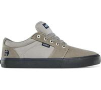 Etnies Barge LS - Look Skate Classique, Tissu Fin vulcanisé, col blindé Lourd, vulcanisé renforcé, Coupe rembourrée, Baskets de Tous Les Jours 2025, Gris Chaud et Noir, 40 EU