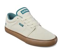 Etnies Barge LS - Look Skate Classique, Tissu Fin vulcanisé, col blindé Lourd, vulcanisé renforcé, Coupe rembourrée, Baskets de Tous Les Jours 2025, Gomme Blanche et Bleue, 47 EU