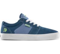 Etnies Barge LS - Skate Vulcanisée Slim, Toebox Renforcée, Confort Coussiné, Baskets du Quotidien - Green/Blue - 37.5