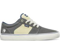 Etnies Barge LS - Skate Vulcanisée Slim, Toebox Renforcée, Confort Coussiné, Baskets du Quotidien - Grey/Navy - 41.5