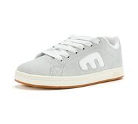 Etnies Callicut - Skate Vulcanisée Profil Bas, Construction Renforcée, Confort Coussiné, Baskets du Quotidien - Light Grey - 41.5